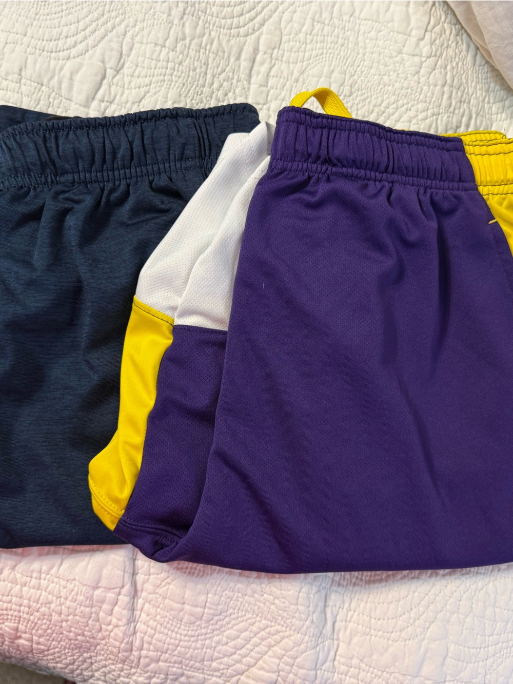 Bundle of 2 Russell Athletic TTU and Blue Men’s Sport Shorts Med
